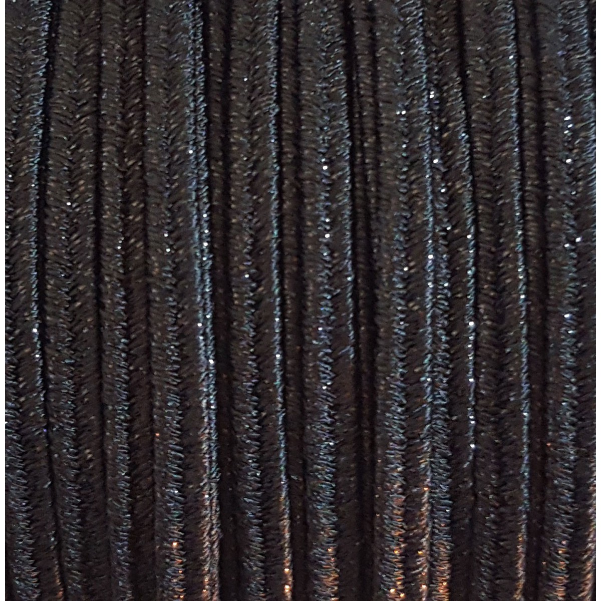 Soutache Metal Black mm 4,0 x 3mt