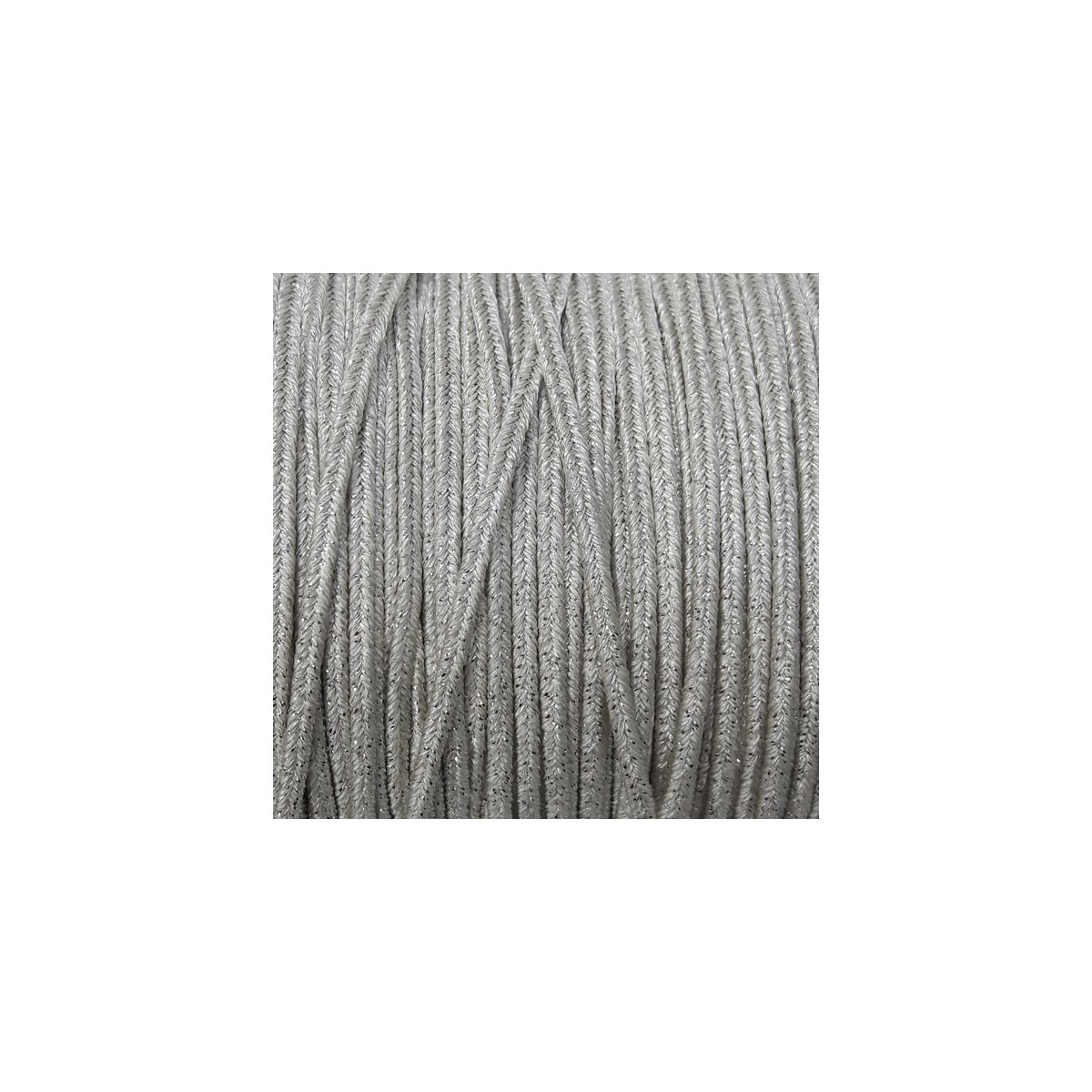 Soutache Metal Silver mm 4,0 x 3mt