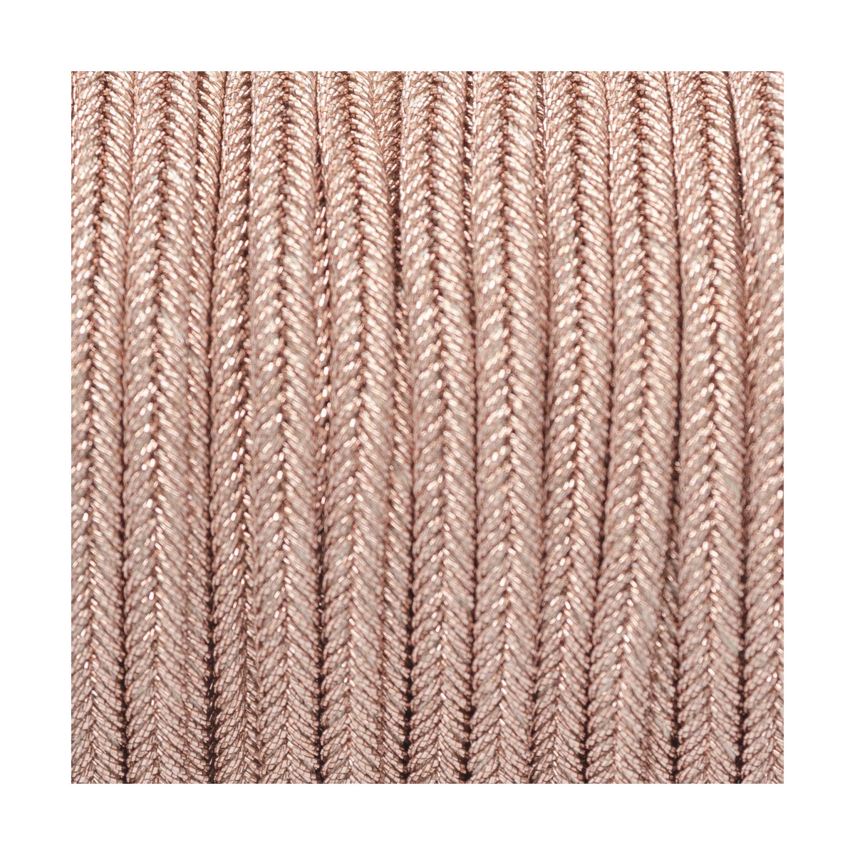 Soutache AMELIE ROSE GOLD mm 4,0 x 2mt