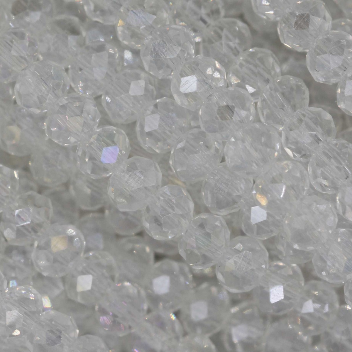 Fire Polished faceted flat round 4x3mm String