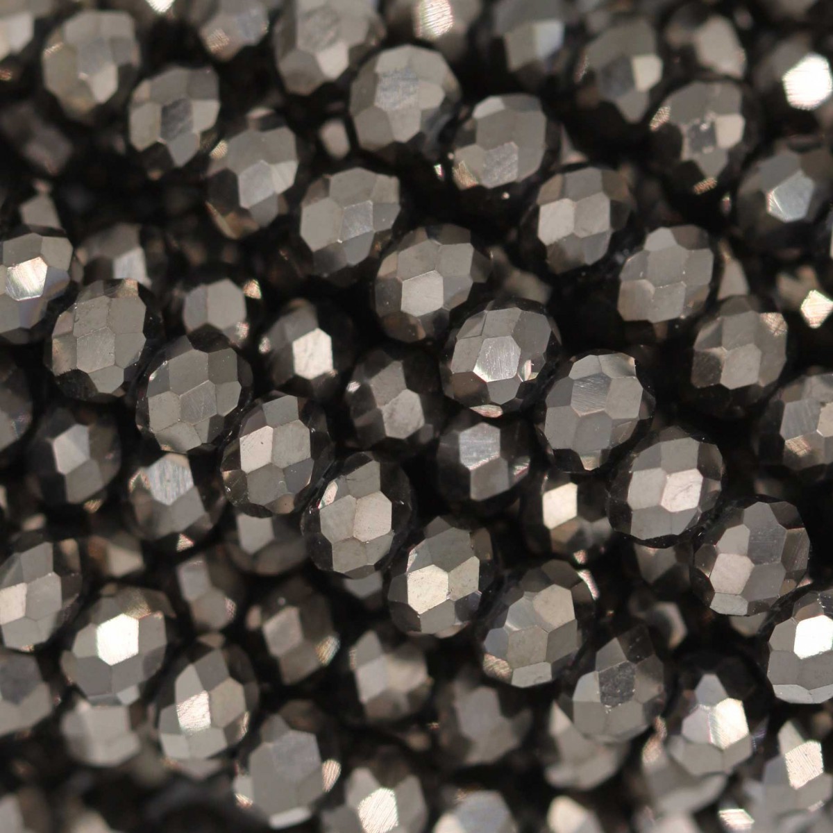 Rondelle in Cristallo Sfaccettato 4x3mm BRONZE 2X