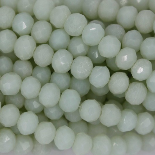 Cristallo Sfaccettato 4x3mm Dirty white