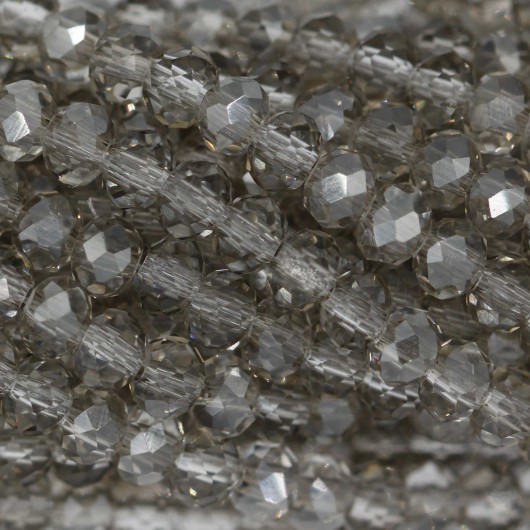 Cristallo Sfaccettato 4x3mm Greige