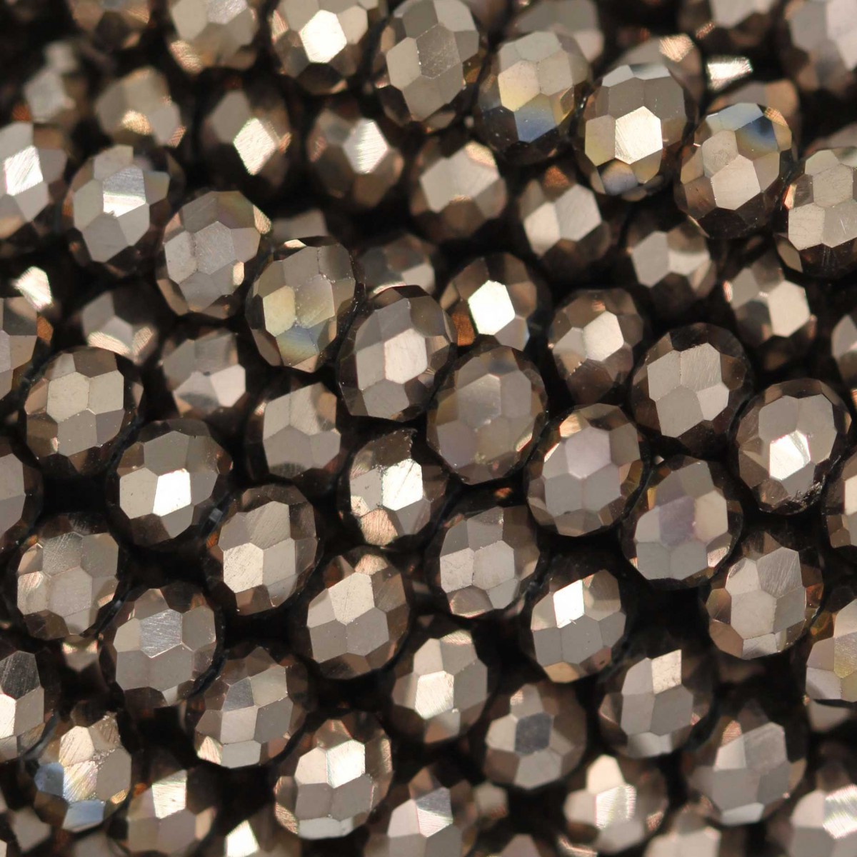 Rondelle in Cristallo Sfaccettato 4x3mm LIGHT GOLD 2X