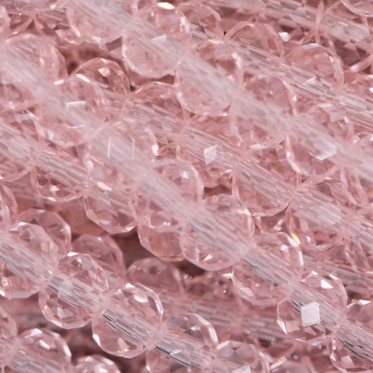 Cristallo Sfaccettato 6x4mm Light pink