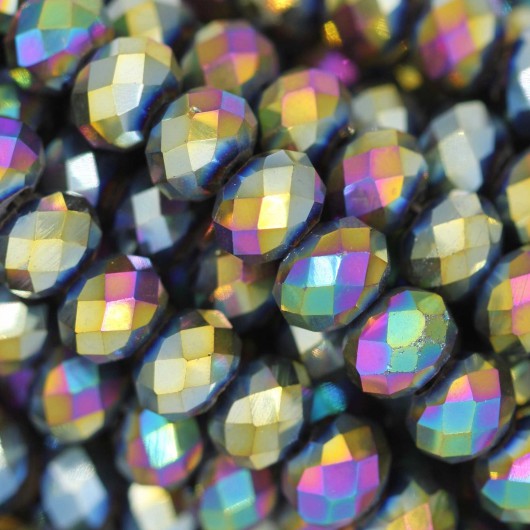 Cristallo sfaccettato 6x4mm Scarabeus