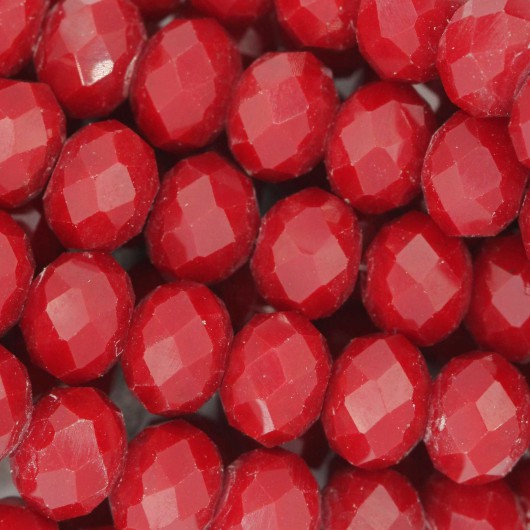 Cristallo sfaccettato 8x6mm Dark red opal