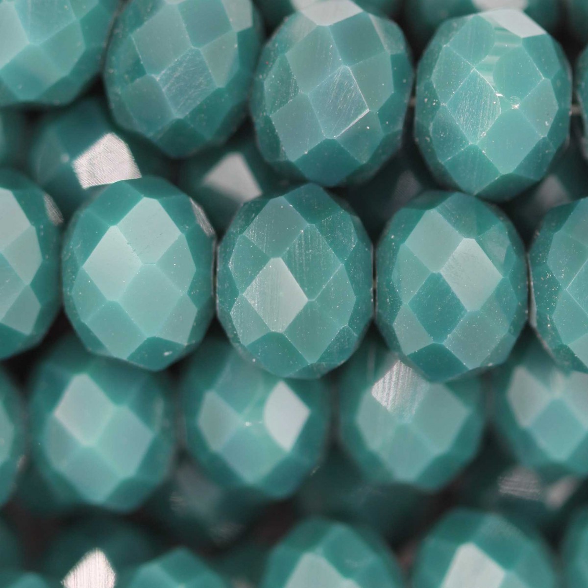 Rondelle in Cristallo Sfaccettato 10x8mm EMARALD