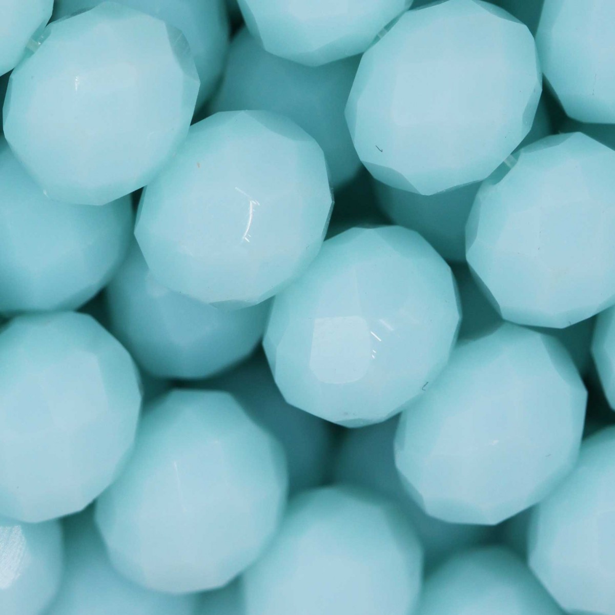 Rondelle in Cristallo Sfaccettato 10x8mm SKY OPAL