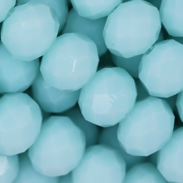 Rondelle in Cristallo Sfaccettato 10x8mm SKY OPAL