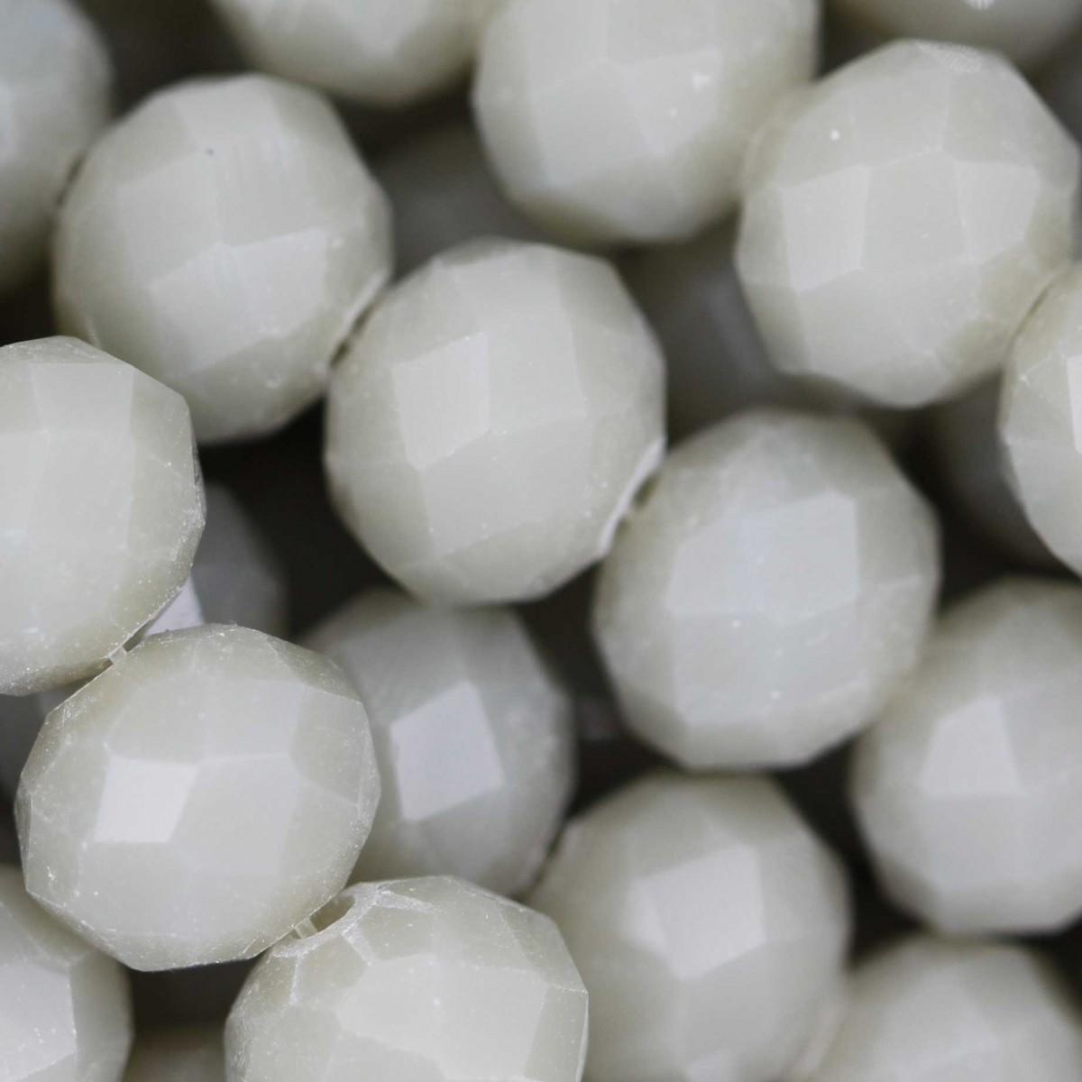 Rondelle in Cristallo Sfaccettato 10x8mm LIGHT GREY OPAL