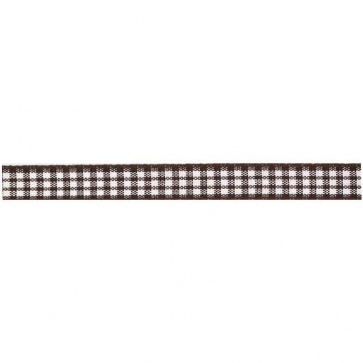 Nastro a Quadretti in cotone 10 mm Bobina 24 metri