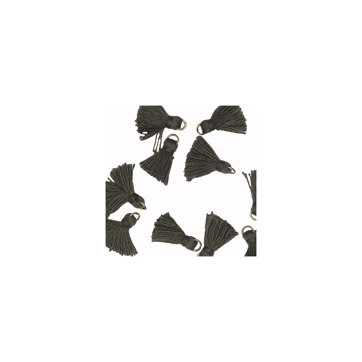 Nappina grigio scuro 18 mm White 5pz