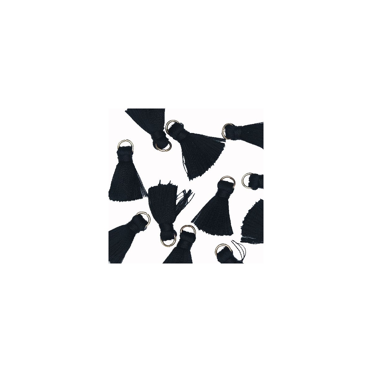 Nappina nero 18 mm 5pz