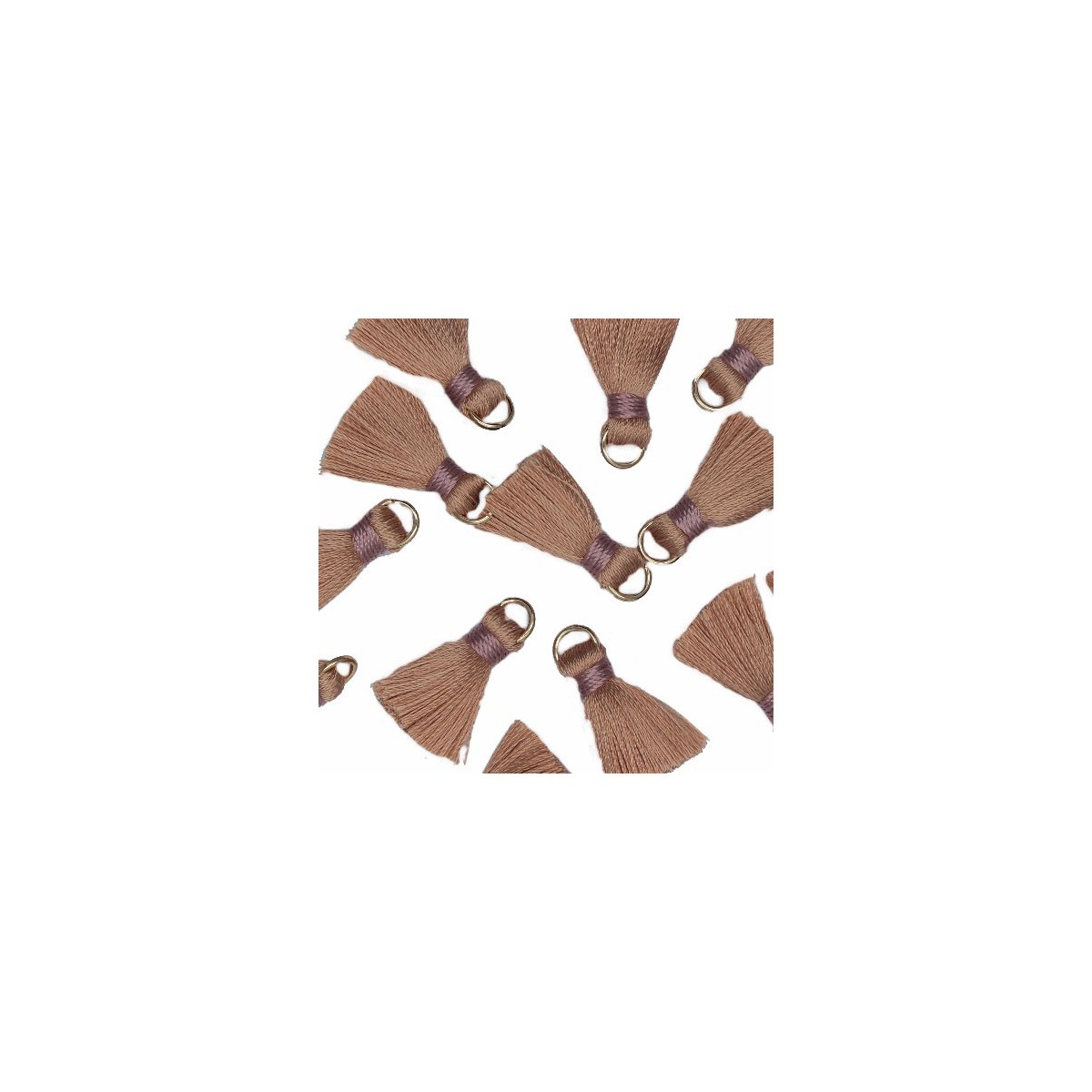 Nappina rosa antico 18 mm 5pz