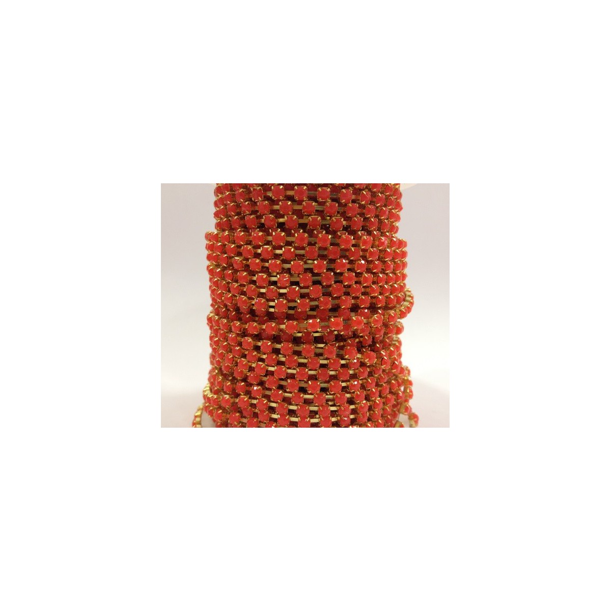 Catena con Strass in Resina 3mm