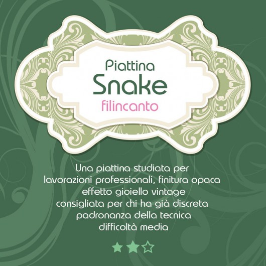 Soutache SNAKE PISA mm 3,0 x 2mt