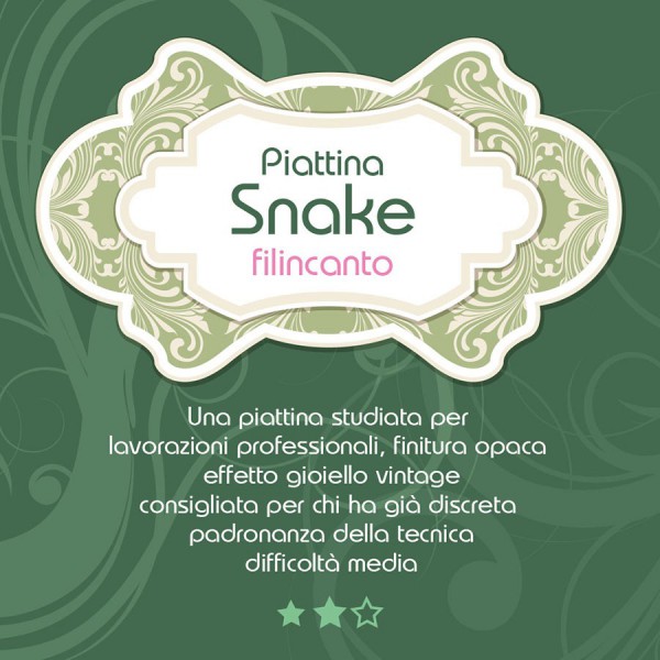 Soutache SNAKE PISA mm 3,0 x 2mt