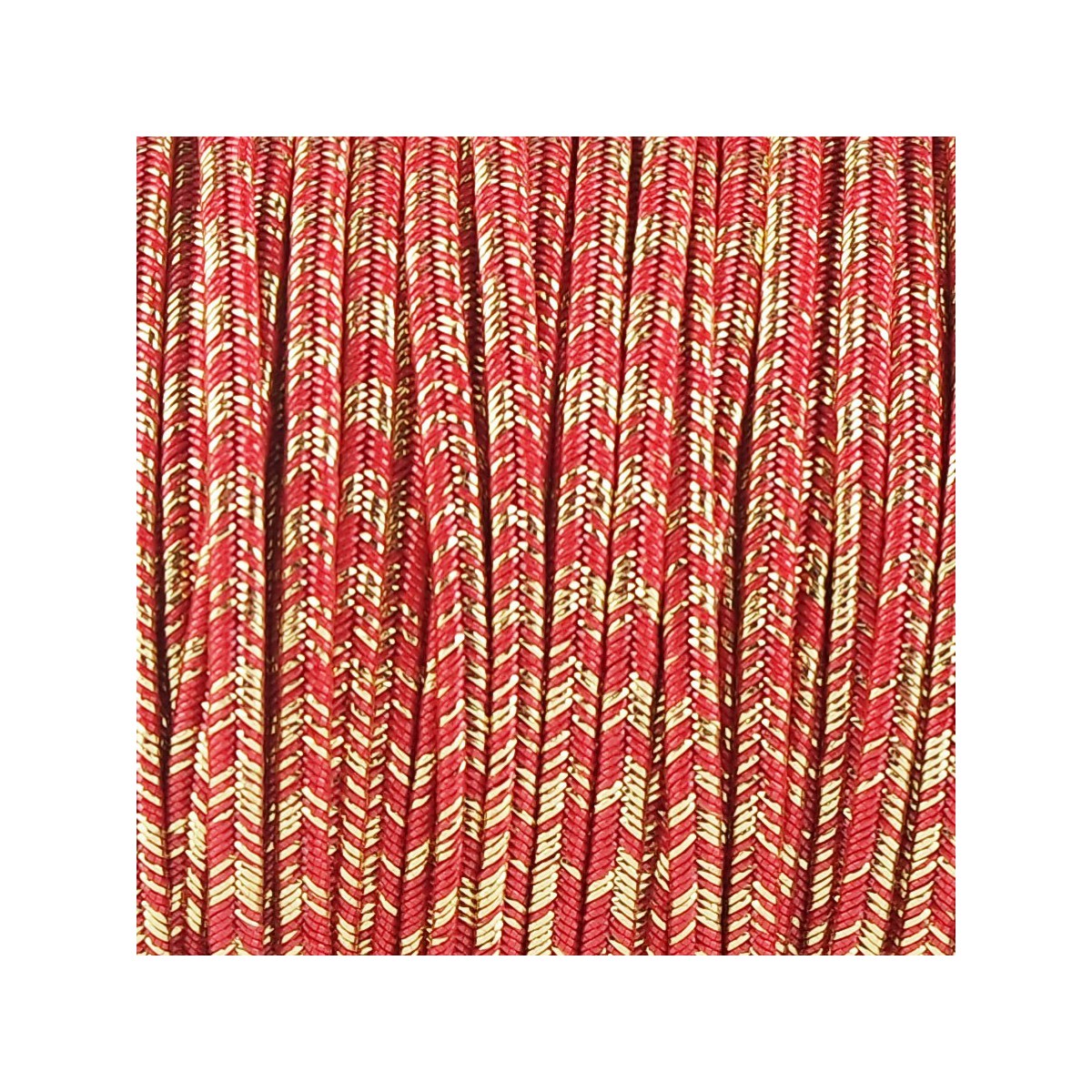 Soutache SPARKLING FRAGOLA mm 4,0 x 2mt