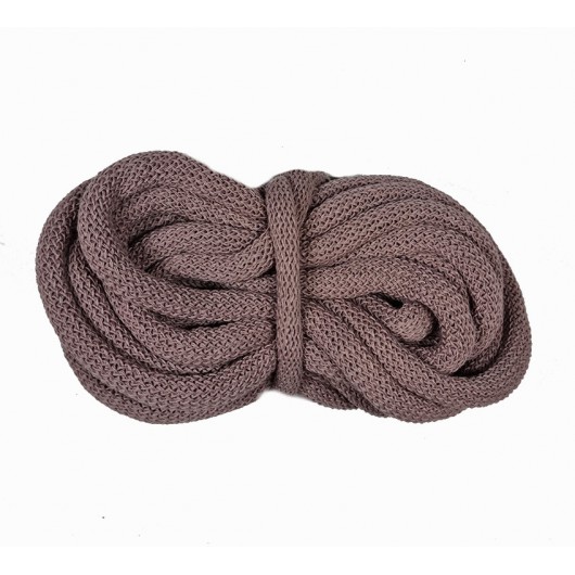 Corda braided tubolare 9mm Mauve