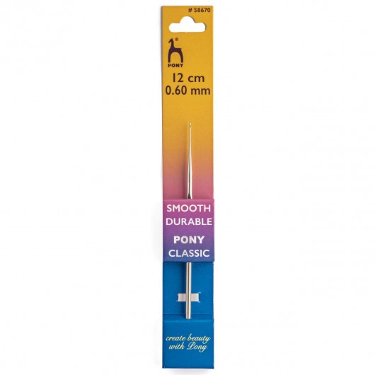 Uncinetto Pony acciaio 0,60mm