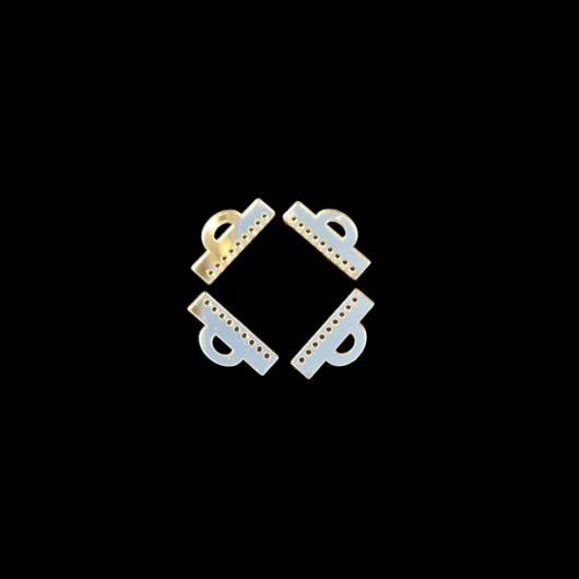 Base 9 fori color oro