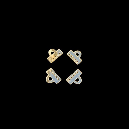 Base 5 fori color oro