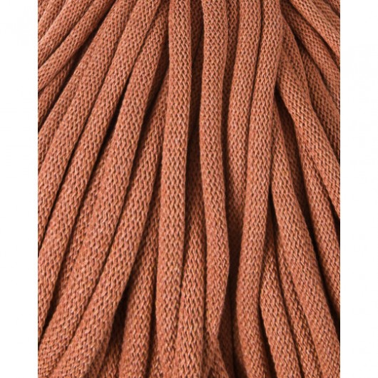 Corda braided tubolare 9mm Terracotta