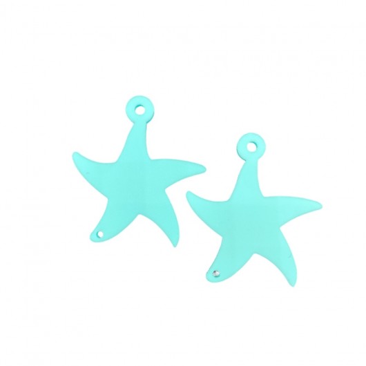 Turquoise starfish