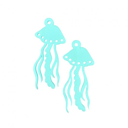 Turquoise jellyfish