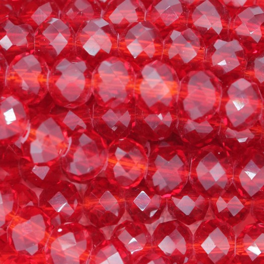 Cristallo sfaccettato 8x6mm Light siam