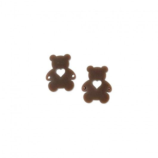 Two hole brown bear