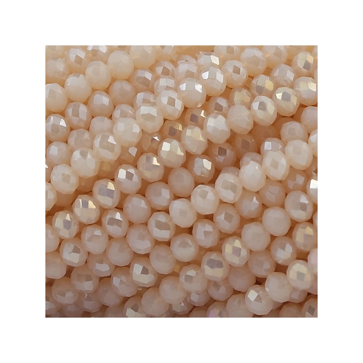 Rondelle in Cristallo Sfaccettato 4x3mm SB