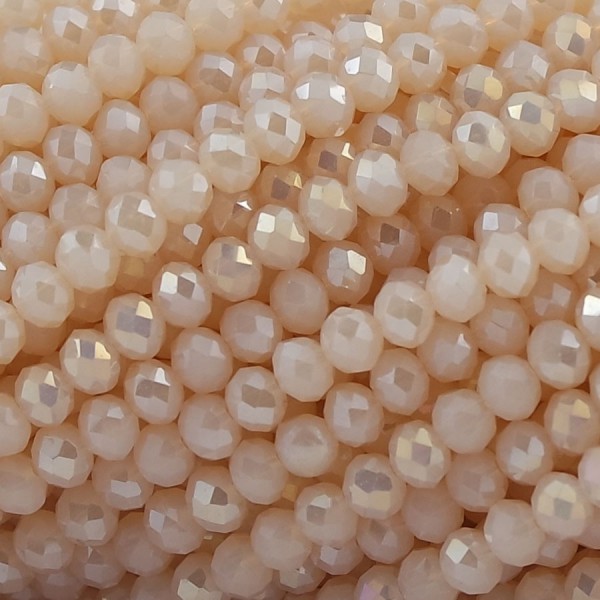 Rondelle in Cristallo Sfaccettato 4x3mm SB