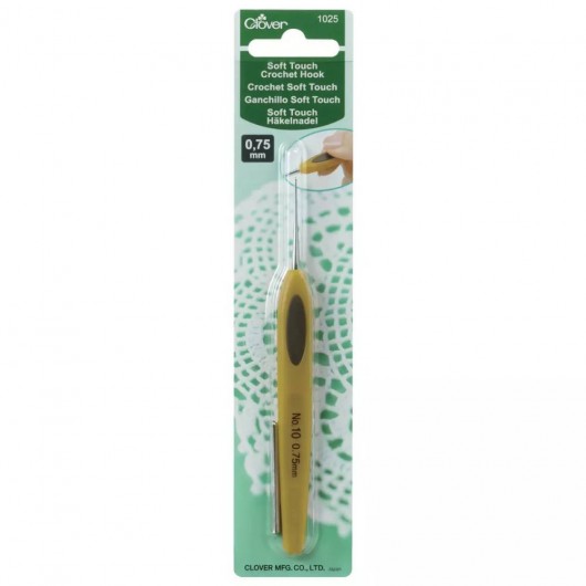 Uncinetto Clover soft touch 0,75 mm