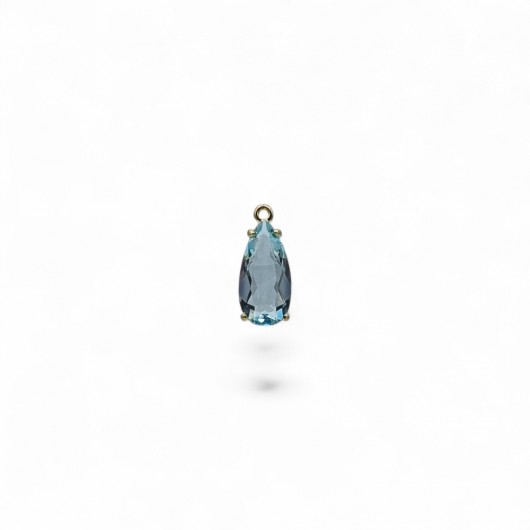 Cabochon HQ goccia 20X10mm AQUAMARINE