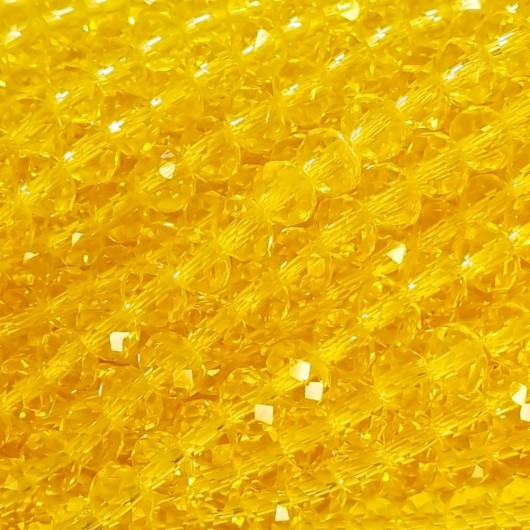 Cristallo sfaccettato 6x4mm Sole crystal