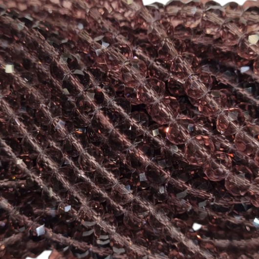 Cristallo sfaccettato 6x4mm Crystal amethyst