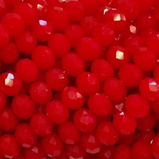 Cristallo sfaccettato 6x4mm Lipstick