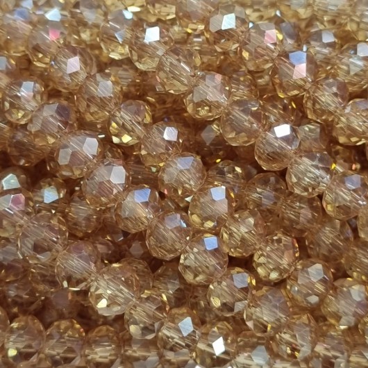 Cristallo sfaccettato 6x4mm Cashmere