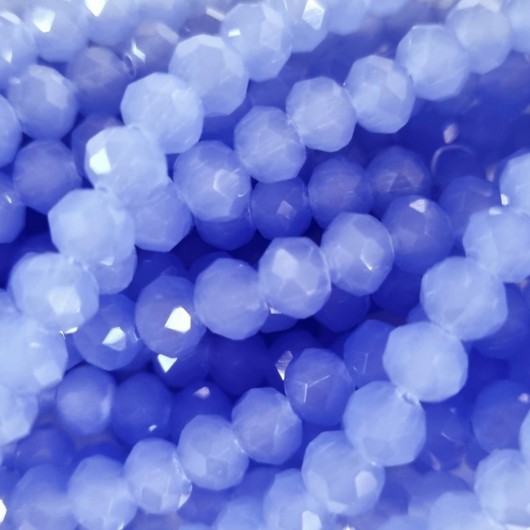 Cristallo sfaccettato 6x4mm Sky opal