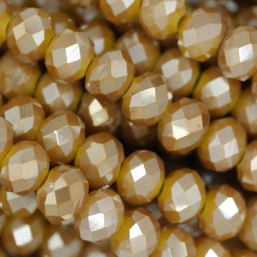 Cristallo Sfaccettato 4x3mm Ginseng flash