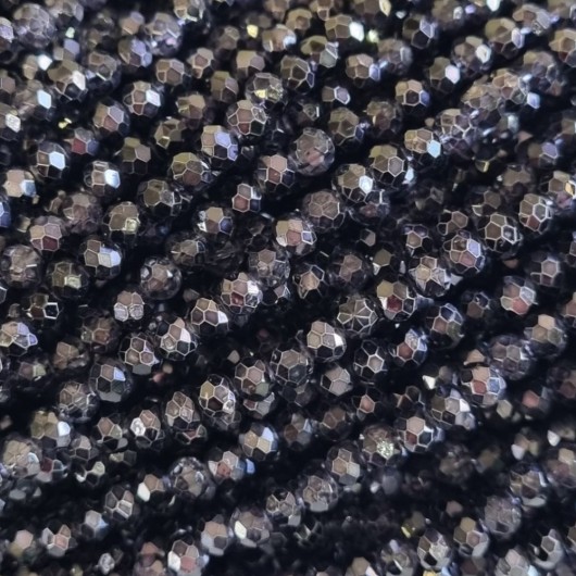 Cristallo Sfaccettato 4x3mm Dark night