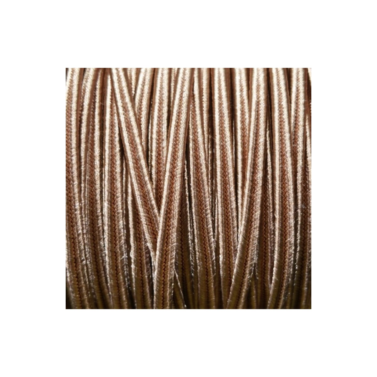 Cordoncino Soutache HQ 4mm ORO ROSA x 3 mt