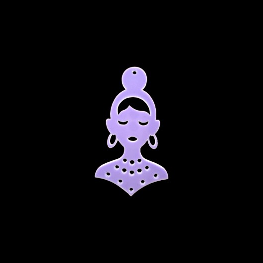 Bambolina chignon lilla