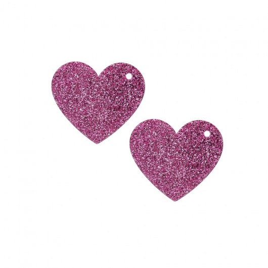 Glitter fuchsia heart
