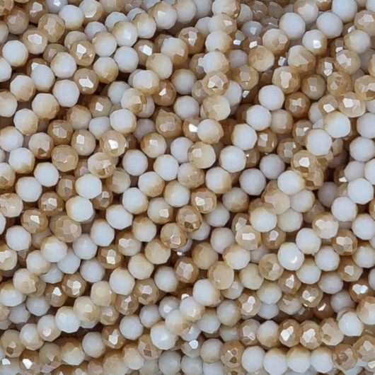 Cristallo sfaccettato 3x2,5mm Marmo