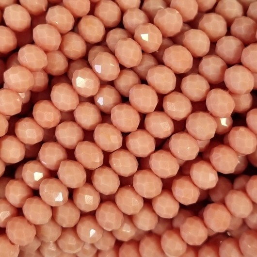 Cristallo sfaccettato 3x2,5mm Blush