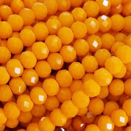 Cristallo sfaccettato 3x2,5mm Curcuma