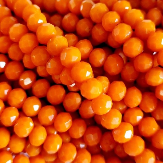 Cristallo sfaccettato 3x2,5mm New mandarino